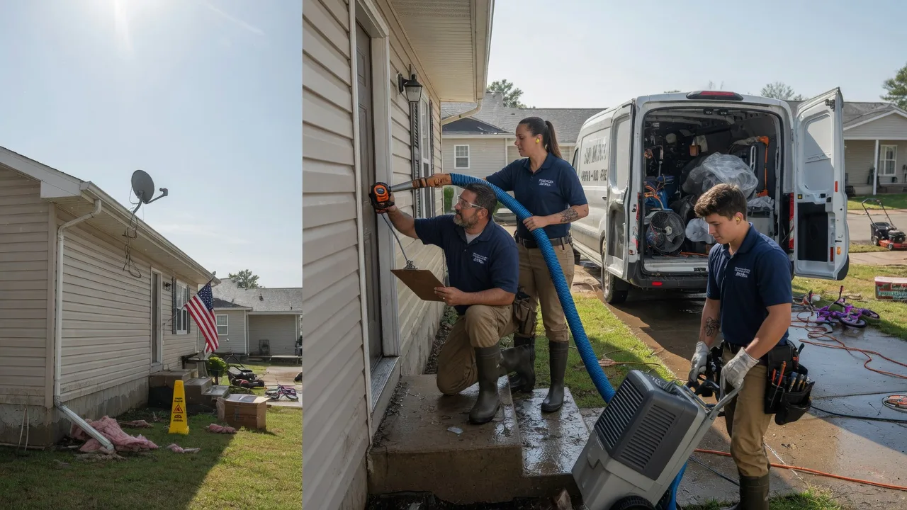 Ceiling Water Damage Restoration in Marty, SD near me